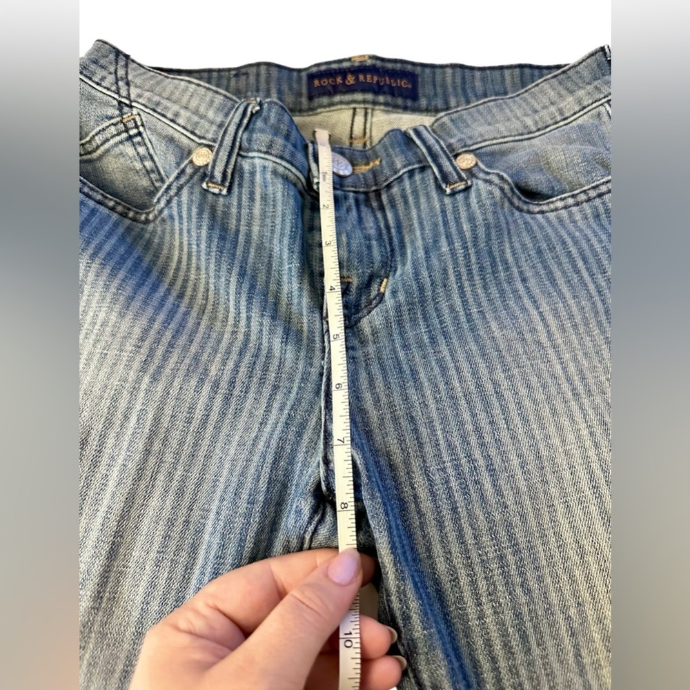 Rock & Republic Low Rise Light Wash Skinny Jeans Size 4 - Picture 5 of 9